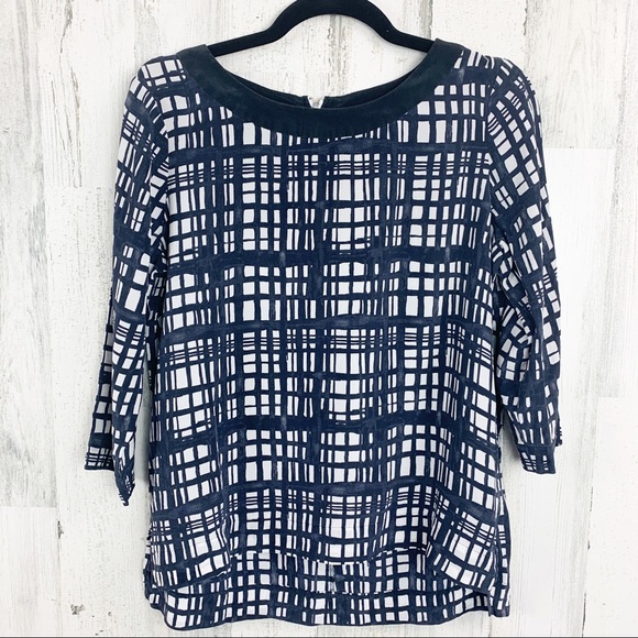 Madewell brushstroke silk retrospect top - Picture 4 of 7